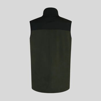 Deep forest Hybrid fleece vest