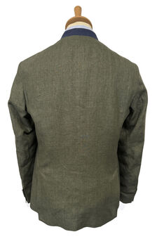 Murau olive linen austrian jacket