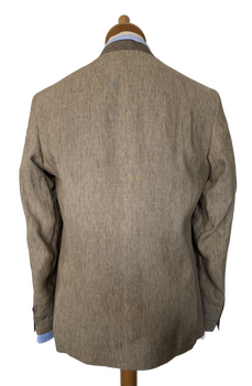 Veste autrichienne Murau beige en lin