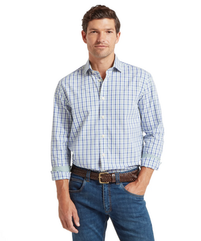 Chemise Hebden mist blue vintage indigo