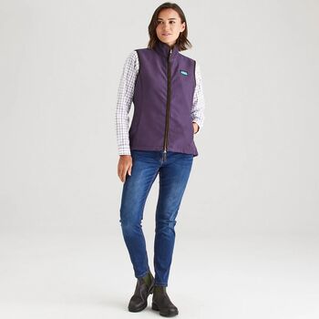 Monarch ladies gilet in Nightshade