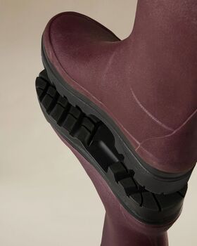 Giverny jersey lining cherry ladies short boots