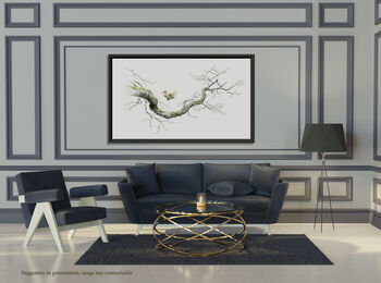 Limited edition large-format print on stretched canvas of the artwork Voltige