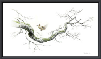 Limited edition large-format print on stretched canvas of the artwork Voltige