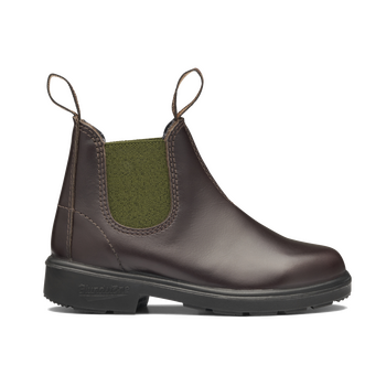 Boots Chelsea enfant espresso/olive