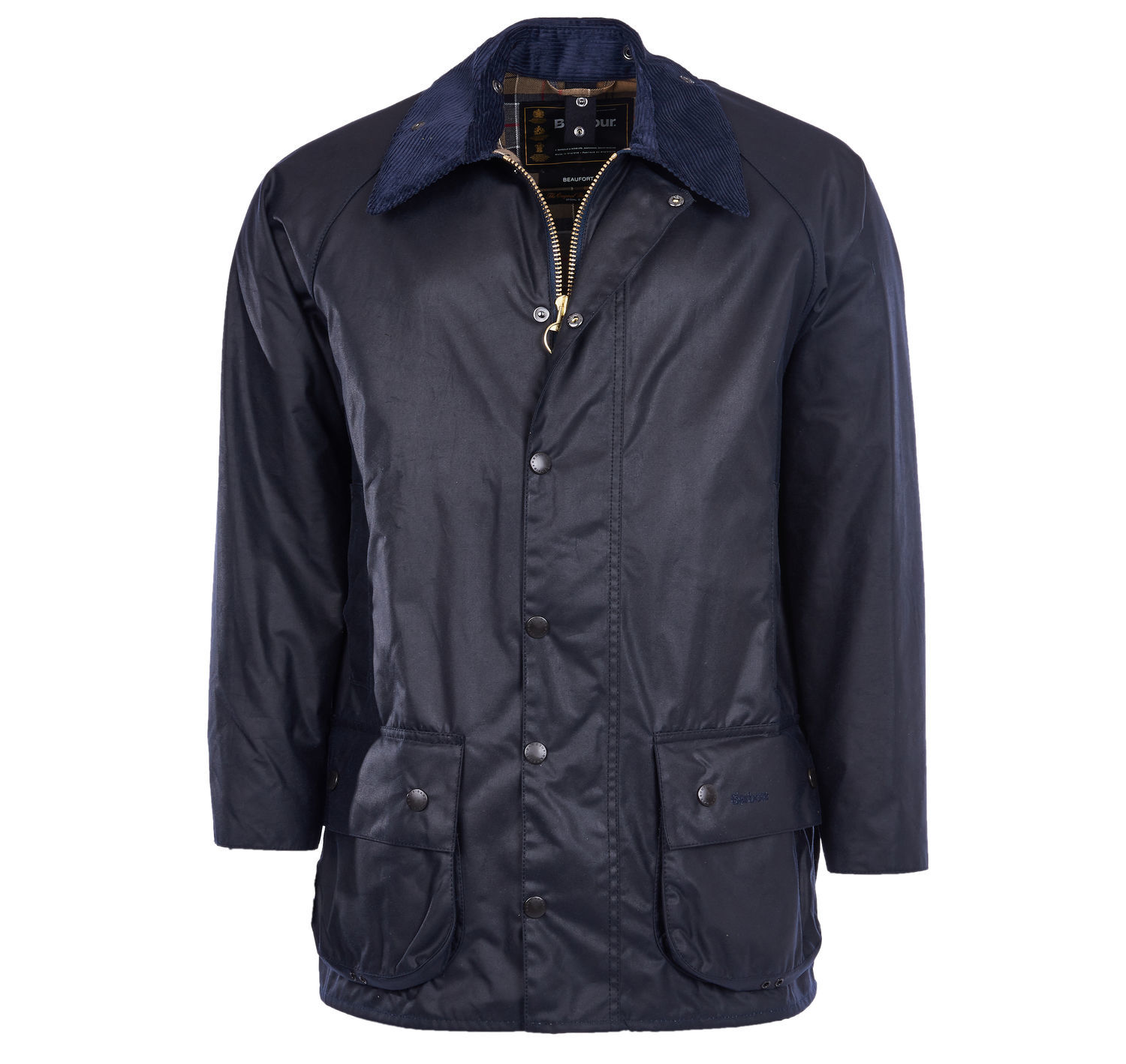 Barbour iconic Beaufort navy wax hunting jacket Tweedchasse