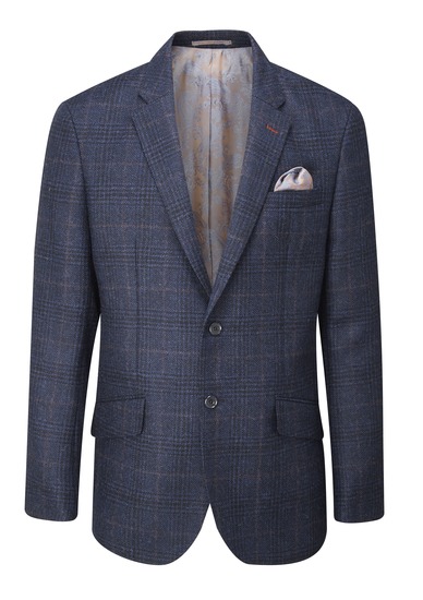 Veste surrey navy check