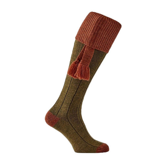 Chaussettes Royale old sage avec garters