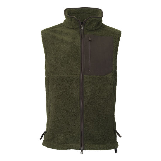Gilet polaire sherpa Bear olive