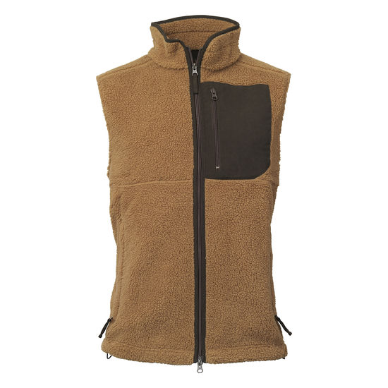 Toffee Bear sherpa vest