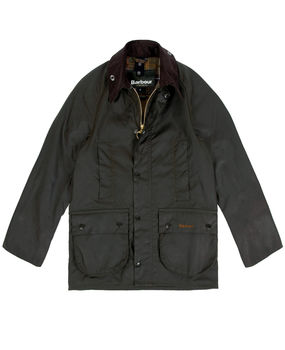 Boys beaufort wax jacket