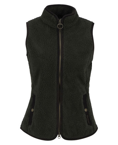 Gilet polaire sherpa Burford olive