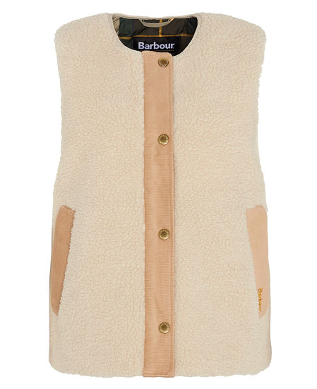 Gilet sherpa Dulsie écru