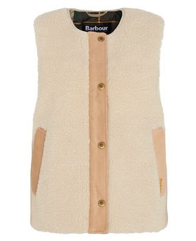Gilet sherpa Dulsie écru