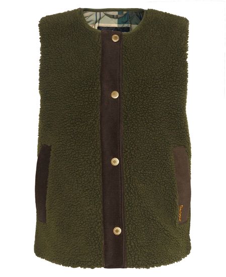 Gilet sherpa Dulsie olive