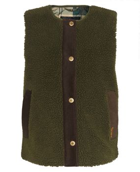 Gilet sherpa Dulsie olive