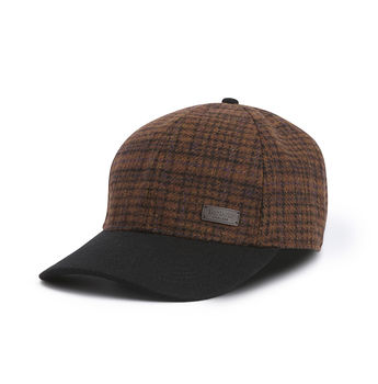 Classic Clyde brown tweed sports cap