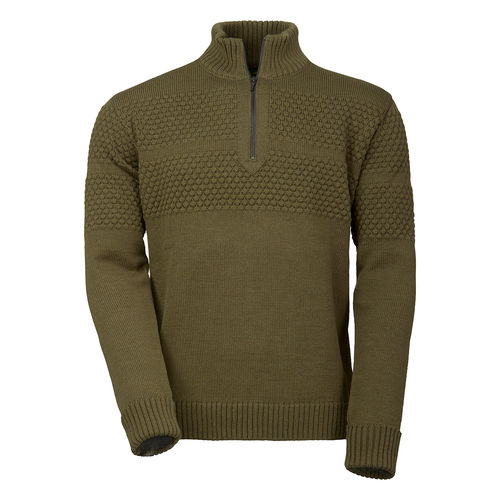 Pull fisherman olive