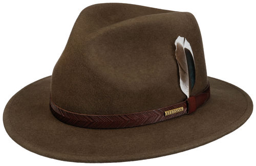Chapeau Traveller Woolfelt dark earth