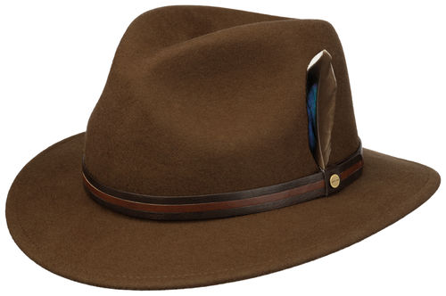 Chapeau Traveller Woolfelt dark toffee