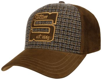 Trucker oily goat cashmere/wool cap