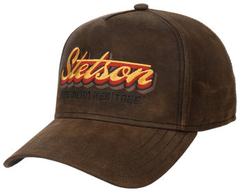 Trucker oily goat suede cap