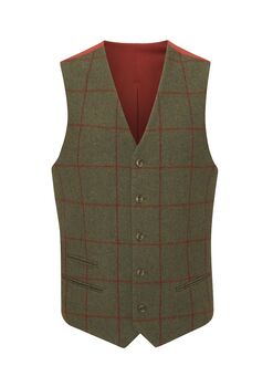 Gilet Compton dos satin reed