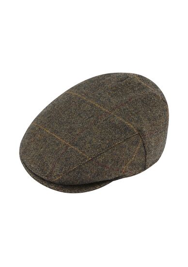 Casquette tweed Compton teak
