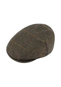 Casquette tweed Compton teak