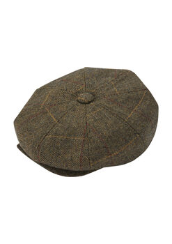 Compton teak bakerboy cap