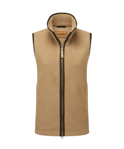 Gilet polaire Lyndon retro tan femme