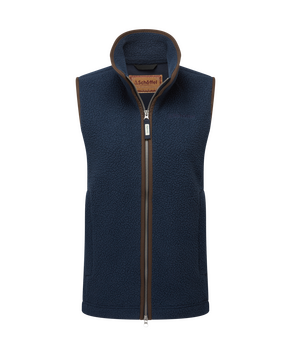 Gilet polaire Lyndon retro navy femme