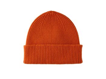 Barra orange glow kid beanie