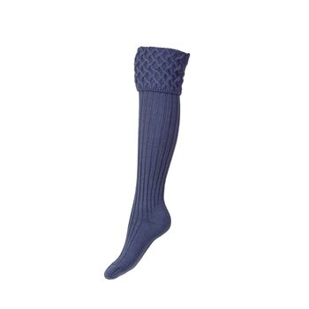 Lady rannoch breeks denim socks