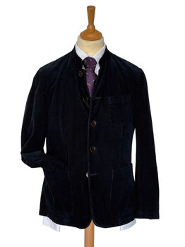 Navy cord Bolton austrian jacket