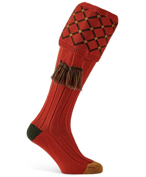 Orange Regent breeks socks
