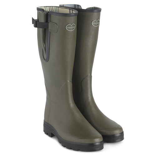 Bottes VIERZON jersey vert chameau