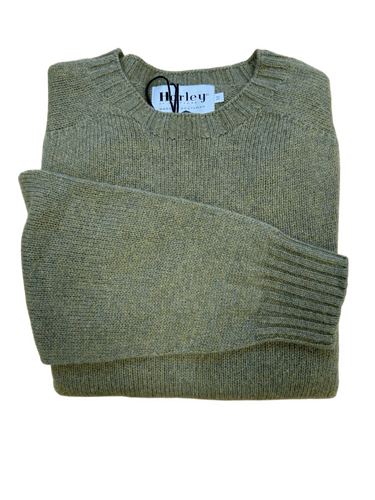 Pull col rond lichen