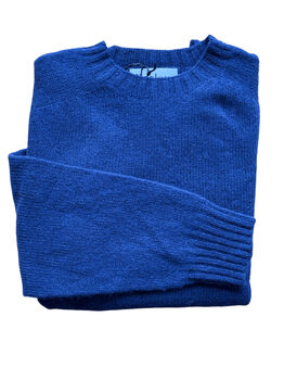 Crew neck navy sweater