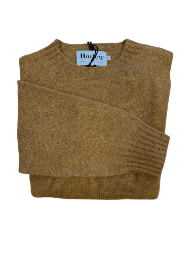 Pull col rond gold rust