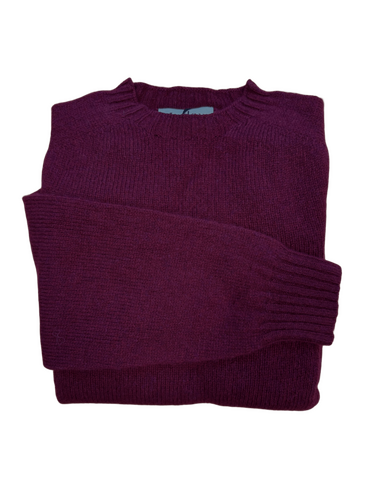 Pull col rond claret