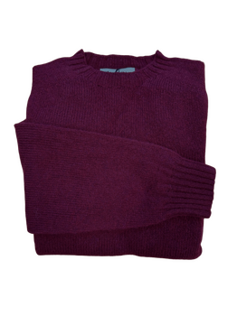 Pull col rond claret