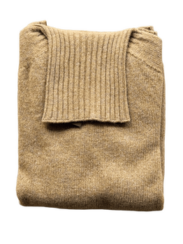 Turtleneck gold rust sweater
