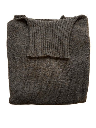 Pull col roulé moorland