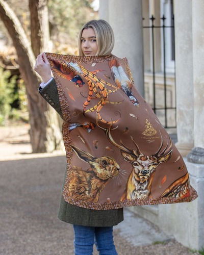 Carré large head of the game mocha