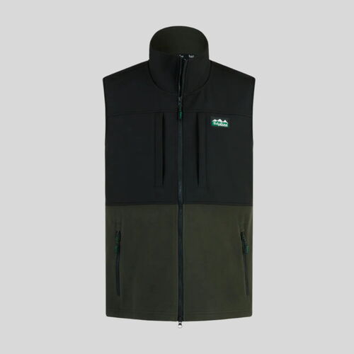 Deep forest Hybrid fleece vest
