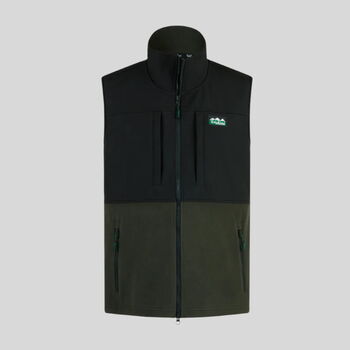 Deep forest Hybrid fleece vest