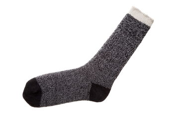 Chaussettes alpaga mélange black