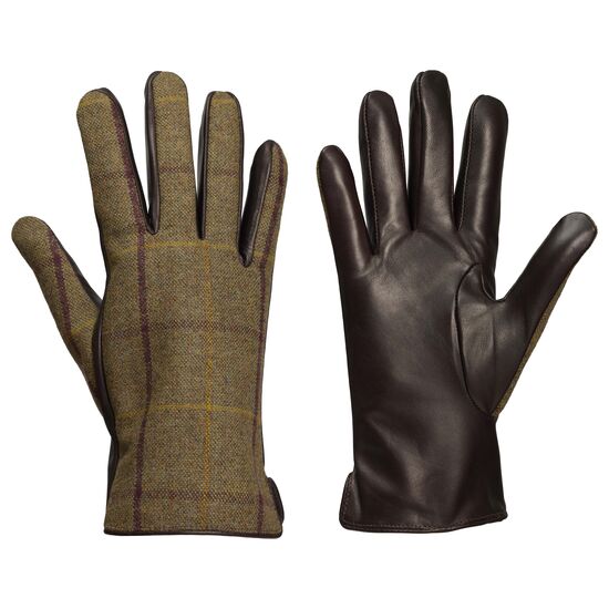 Fiona ladies tweed gloves