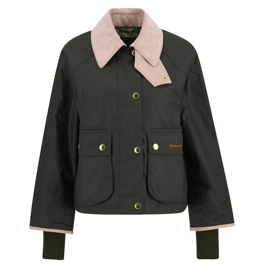 Veste huilée cropped beadnell Femme archive olive